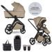 EASYWALKER SET KOČÁREK 2V1 ZOEY GO CHESTNUT BROWN XXL LIMITED S PŘÍSLUŠENSTVÍM - KOMBINACE S PŘÍSLUŠENSTVÍM - KOČÁRKY A PŘÍSLUŠENSTVÍ