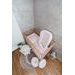 ENIE BABY HNÍZDEČKO DO POSTÝLKY SATINE PINK LEAVES - HNÍZDEČKA - SPINKÁNÍ