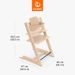 STOKKE® TRIPP TRAPP® + BABY SET ZDARMA - JÍDELNÍ ŽIDLIČKY DŘEVĚNÉ - KRMENÍ