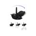 SILVER CROSS GLIDE PLUS 360 AUTOSEDAČKA ICONIC BLACK + ZÁKLADNA PLUS 360 - AUTOSEDAČKY 0-13KG - AUTOSEDAČKY A PŘÍSLUŠENSTVÍ