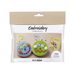 CREATIV COMPANY KREATIVNÍ SADA MINI CRAFT KIT EMBROIDERY FACES - VÝTVARNÉ POMŮCKY A HRAČKY - PRO DĚTI