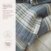MEYCO PŘIKRÝVKA Z PŘEDEPRANÉHO MUŠELÍNU A ŽAKÁRU 75X100 - STRIPE INDIGO - DĚTSKÉ DEKY PRO MIMINKA - SPINKÁNÍ
