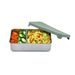 MELII NEREZOVÝ BENTO BOX 740 ML SE SILIKONOVÝM VÍKEM - ZELENÝ - USKLADNĚNÍ JÍDLA - KRMENÍ