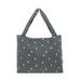 STUDIO NOOS DENIM MOM BAG GREY HEARTS - ORGANIZÉRY A KOŠÍKY - KOČÁRKY A PŘÍSLUŠENSTVÍ