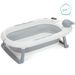 FILLIKID SKLÁDACÍ DĚTSKÁ VANIČKA BELUGA S TEPLOMĚREM WHITE-GREY - VANIČKY PLASTOVÉ - KOUPÁNÍ A ZDRAVÍ