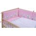 SCARLETT DĚTSKÁ POSTÝLKA S KOMPLETNÍ VÝBAVOU SCARLETT 120 X 60 CM - TORO - RŮŽOVÁ - DŘEVĚNÉ POSTÝLKY - SPINKÁNÍ