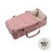 VOKSI CARRY ME PŘENOSNÉ LŮŽKO BLUSH PINK LEAF - KORBIČKY - KOČÁRKY A PŘÍSLUŠENSTVÍ