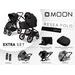 MOON RESEA FOLD EXTRA SET - ONYX - KOMBINACE S PŘÍSLUŠENSTVÍM - KOČÁRKY A PŘÍSLUŠENSTVÍ