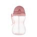 CANPOL BABIES LAHEV SPORTOVNÍ SE SLÁMKOU 370ML RŮŽOVÁ - KOJENECKÉ LAHVE - KRMENÍ