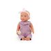 LULLA BABY PANENKA 35 CM V OVERALU S ČELENKOU LILA - PANENKY - PRO DĚTI