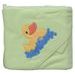 SCARLETT FROTÉ RUČNÍK S KAPUCÍ KAČENKA ZELENÁ - OSUŠKY A DĚTSKÉ ŽUPANY - KOUPÁNÍ A ZDRAVÍ