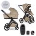 EASYWALKER SET KOČÁREK 2V1 ZOEY GO CHESTNUT BROWN XL S PŘÍSLUŠENSTVÍM - DVOJKOMBINACE - KOČÁRKY A PŘÍSLUŠENSTVÍ