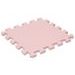 RIALTO BABY HRACÍ PODLOŽKA PUZZLE S OKRAJEM GREY BEIGE PINK 92X92 CM - HRACÍ PODLOŽKY NA ZEM - SPINKÁNÍ