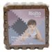 RIALTO BABY HRACÍ PODLOŽKA PUZZLE COCOA CREAM 90X90 CM - HRACÍ PODLOŽKY NA ZEM - SPINKÁNÍ