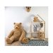 CHILDHOME KOŠ NA HRAČKY TEDDY 30X30X30 CM - BOXY NA HRAČKY - SPINKÁNÍ