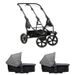 TFK TFK SET DUO2 FRAME 2025 - AIR CHAMBER WHEEL + CARRYCOT PREM. GREY - KOČÁRKY PRO DVOJČATA - KOČÁRKY A PŘÍSLUŠENSTVÍ
