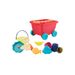 B-TOYS VOZÍK S HRAČKAMI NA PÍSEK ČERVENÝ - HRAČKY NA PÍSEK - PRO DĚTI