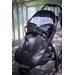 EMITEX FUSAK 2V1 COCOON SOFTSHELL BLACK + FOREST BLOSSOM - FUSAKY DO KOČÁRKU - KOČÁRKY A PŘÍSLUŠENSTVÍ
