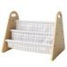 3 SPROUTS OBOUSTRANNÝ STOJAN NA KNÍŽKY GINGHAM BEIGE - DEKORACE A POLIČKY - SPINKÁNÍ