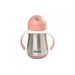 BEABA HRNEK TERMOIZOLAČNÍ S BRČKEM NEREZ 250ML PINK - TERMOOBALY A TERMOSKY - KRMENÍ