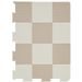 3 SPROUTS PĚNOVÁ HRACÍ PODLOŽKA CHECKERBOARD/BEIGE - HRACÍ PODLOŽKY NA ZEM - SPINKÁNÍ