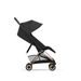 CYBEX COYA COMFORT ROSEGOLD + SKLÁDACÍ KORBA SEPIA BLACK - KOČÁRKY DO LETADLA - KOČÁRKY A PŘÍSLUŠENSTVÍ