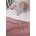 MEYCO DEKA DO POSTÝLKY WAFFLE TEDDY FLEECE - OLD PINK - DĚTSKÉ DEKY PRO MIMINKA - SPINKÁNÍ