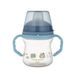CANPOL BABIES HRNEČEK SE SILIKONOVÝM PÍTKEM FIRSTCUP BONJOUR PARIS 150ML MODRÝ - DĚTSKÉ HRNEČKY - KRMENÍ