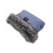 EMITEX RUKÁVNÍK LUXURY SOFT BLUE - RUKÁVNÍKY NA KOČÁREK - KOČÁRKY A PŘÍSLUŠENSTVÍ