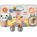 TAF TOYS HRACÍ PULT S AKTIVITAMI PEEK, POP & PLAY - AKTIVNÍ HRAČKY - PRO DĚTI