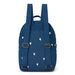 STUDIO NOOS DENIM MIDI BACKPACK - BATŮŽEK | HEARTS DARK BLUE WHITE HEARTS - BATOHY A TAŠKY - PRO DĚTI