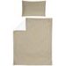 MEYCO POVLEČENÍ 100X135 CM - OFF WHITE / TAUPE - POVLEČENÍ DO POSTÝLKY - SPINKÁNÍ