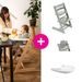 STOKKE® TRIPP TRAPP® + BABY SET + PULT ZVÝHODNĚNÁ SADA - JÍDELNÍ ŽIDLIČKY DŘEVĚNÉ - KRMENÍ