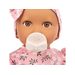 LULLA BABY PANENKA 35 CM V OVERALU S ČELENKOU FLORAL PINK - PANENKY - PRO DĚTI