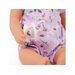 LULLA BABY PANENKA 35 CM V OVERALU S ČELENKOU FLORAL LILA - PANENKY - PRO DĚTI