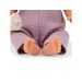 LULLA BABY PANENKA 35 CM V OVERALU S ČELENKOU LILA - PANENKY - PRO DĚTI