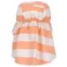 LÄSSIG SPLASH SUN PROTECTION FLAP HAT BLOCK STR.MILKY/PEACH 7-18M - ČEPIČKY A KLOBOUČKY - PRO DĚTI