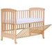 SCARLETT DĚTSKÁ POSTÝLKA K POSTELI RODIČŮ SCARLETT LAURA - PŘÍRODNÍ (BUK) - 120 X 60 CM - DŘEVĚNÉ POSTÝLKY - SPINKÁNÍ