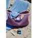 STUDIO NOOS POPLIN BEACH BAG PLÁŽOVÁ TAŠKA RASBERRY STRIPED - DOPLŇKY - PRO MAMINKY