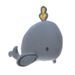 LÄSSIG KNITTED TOY WITH RATTLE/CRACKLE LITTLE WATER WHALE - CHRASTÍTKA - PRO DĚTI