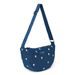 STUDIO NOOS DENIM ADULT FANNY KABELKA | HEARTS DARK BLUE WHITE HEARTS - DOPLŇKY - PRO MAMINKY