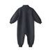 LEOKID FLEECOVÝ OVERAL TILIO CARBON GRAY VEL. 80 - OVERALY - PRO DĚTI