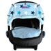 DOOKY DESIGN CLONA BABY BLUE / BLUE STARS - STŘÍŠKY A STÍNÍTKA - AUTOSEDAČKY A PŘÍSLUŠENSTVÍ