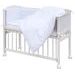 SCARLETT SOUPRAVA DO POSTÝLKY BABY 7-DÍLNÁ MARTIN BÍLÁ 90X41CM - POVLEČENÍ DO POSTÝLKY - SPINKÁNÍ
