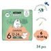 MOOMIN BABY 6 MAXI 12–24 KG (34 KS), EKO PLENY - JEDNORÁZOVÉ PLENY - PŘEBALOVÁNÍ