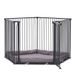 BABY DAN UNIVERZÁLNÍ OHRÁDKA BABYDAN CARL PENTAGON PLAYPEN, ČERNÁ - OHRÁDKY - KOUPÁNÍ A ZDRAVÍ