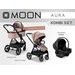 MOON AURA - KOMBI SAND MELANGE - TROJKOMBINACE - KOČÁRKY A PŘÍSLUŠENSTVÍ