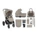 KIKKABOO KOČÁREK 2V1 GOYA PLATINUM CHAMPAGNE - DVOJKOMBINACE - KOČÁRKY A PŘÍSLUŠENSTVÍ