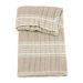 MEYCO DEKA Z PŘEDEPRANÉHO MUŠELÍNU A ŽAKÁRU 100X150 - STRIPE SAND - DĚTSKÉ DEKY PRO MIMINKA - SPINKÁNÍ