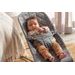 BABYBJORN LEHÁTKO BABYBJORN BOUNCER BLISS ANTHRACITE COTTON PETAL WOVEN - LEHÁTKA A HOUPADLA - SPINKÁNÍ